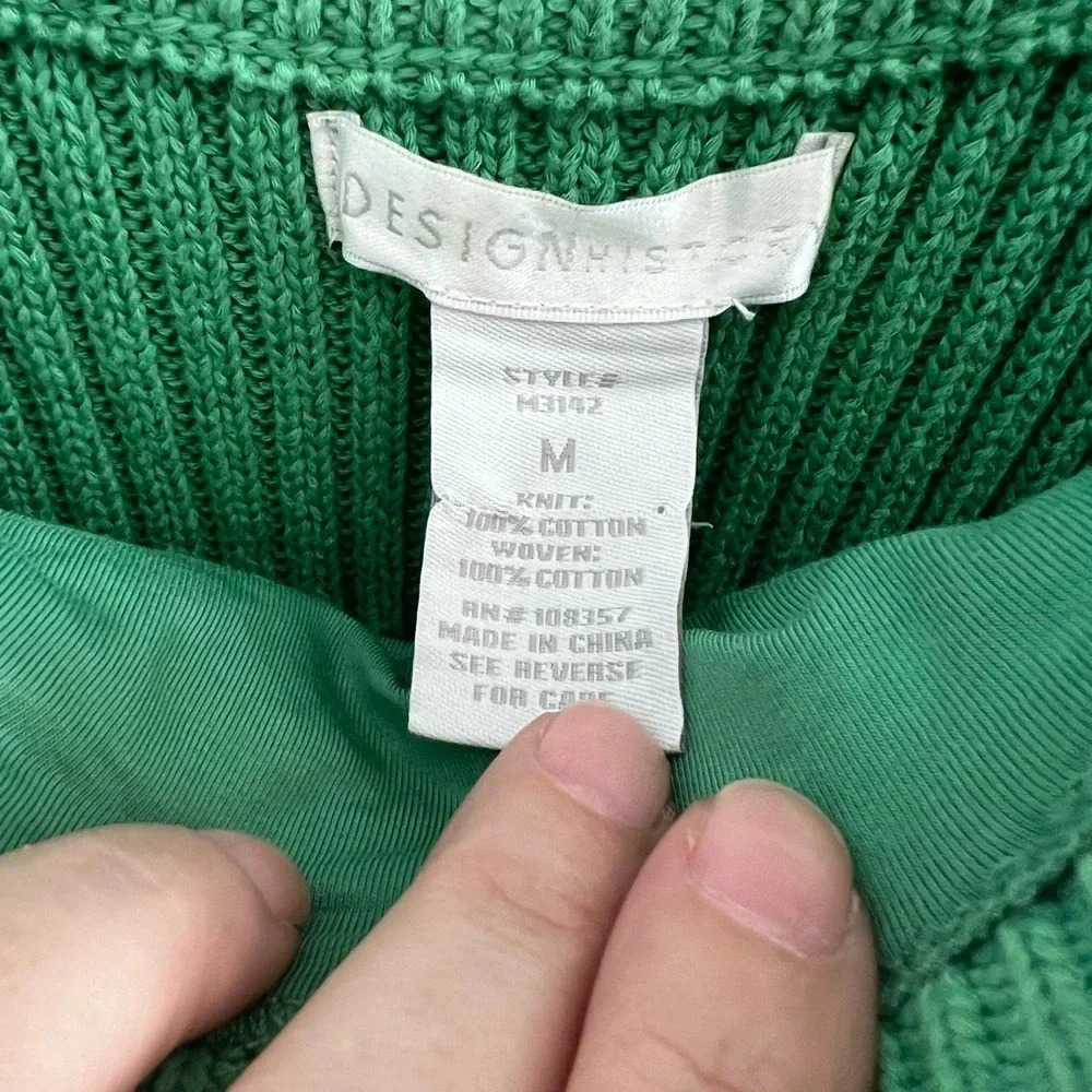 Design History Floral Grandma Square Patchwork Crochet Minidress Cottagecore Med - Picture 3 of 4